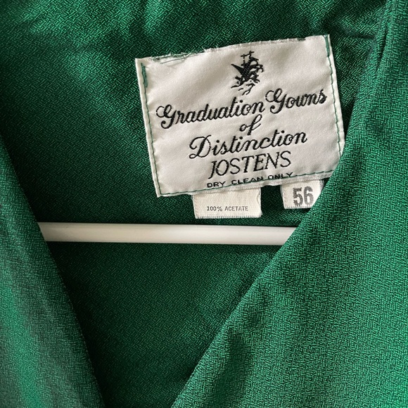 Jostens Forest Green Graduation Gown - Picture 2 of 4